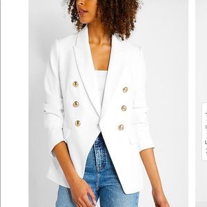 Peak Lapel Double Breasted Blazer